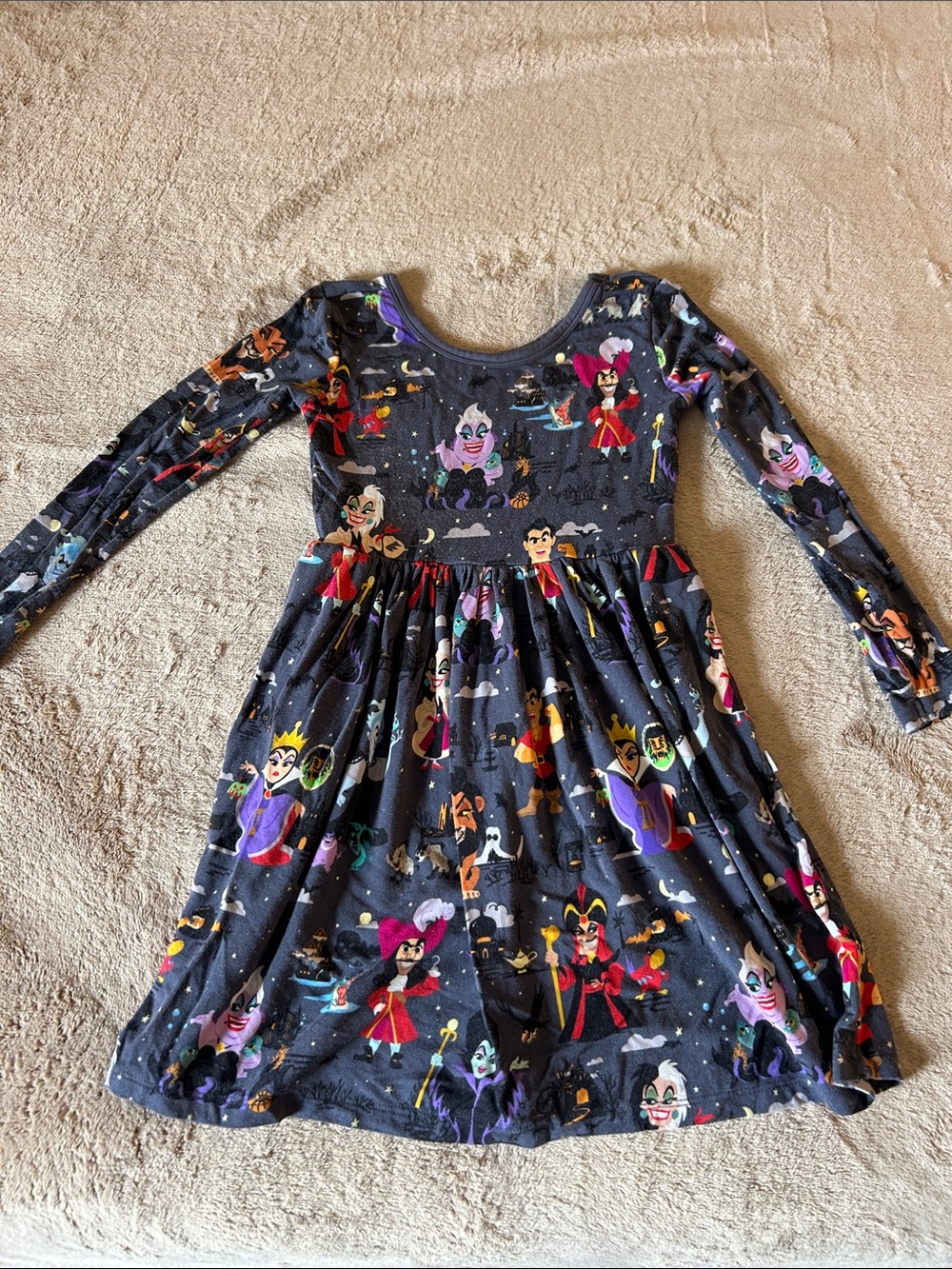 Little Sleepies Dress 4T Disney Villains